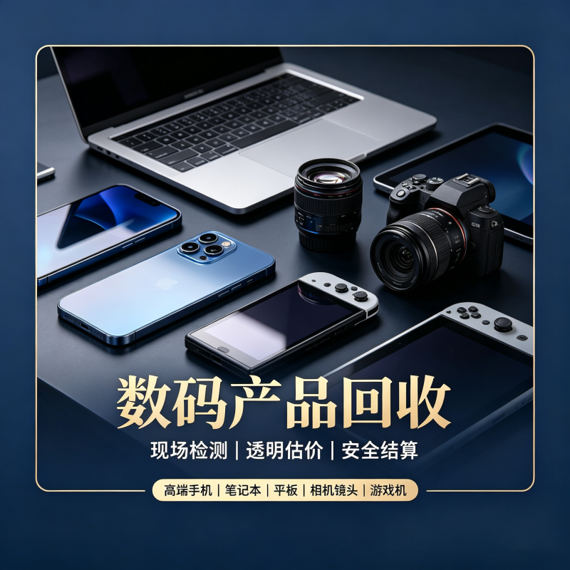 数码产品回收品类展示